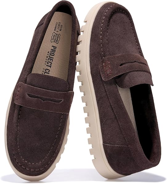 100% Genuine Leather Slip-on Loafers for Women Casual Moccasins Women Shoes