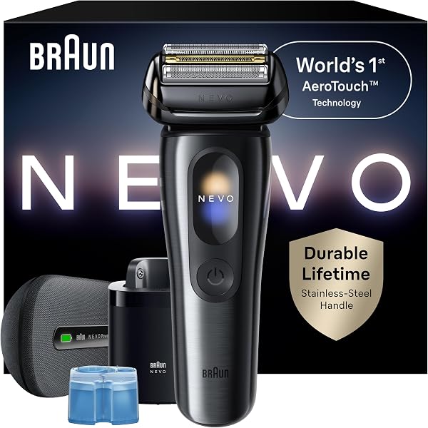 Braun NEVO Men's Electric Shaver with World's 1st AeroTouch Technology…