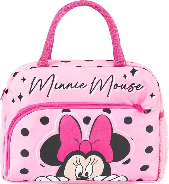 Get Trend Minnie Mouse Girls Insulated Lunch Tote Bag, School Supplies
