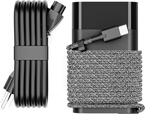 WZXHU 65W USB C Laptop Charger Compatible with HP Spectre,Envy,Elitebook…