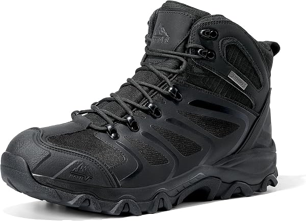 NORTIV 8 Men's Ankle High Waterproof Hiking Boots