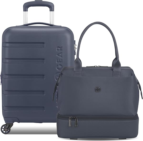 SWISSGEAR Signature Hardside Expandable Carry-On Spinner & Mini Weekender…