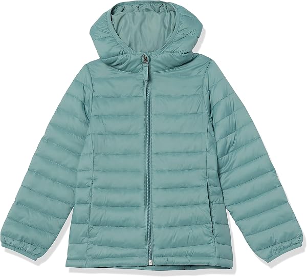 Amazon Essentials Girls and Toddlers' Lightweight Water-Resistant Packable…