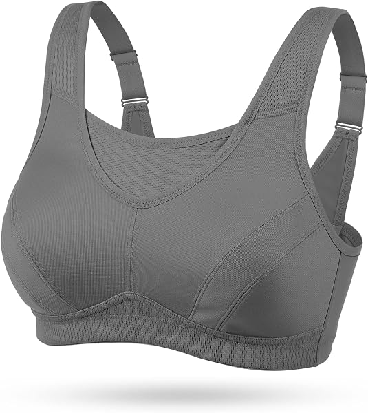 Wingslove High Impact Sports Bras for Women Plus Size Non Padded Wirefree…
