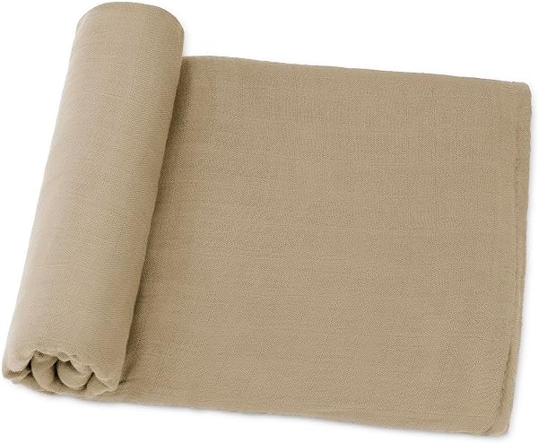 Comfy Cubs Muslin Swaddle Blankets Pack of 1 - Cedar