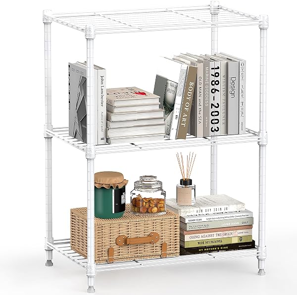 M MZG 450 Lbs Wire Storage Shelving 3-Tier Utility Shelving Unit Steel…