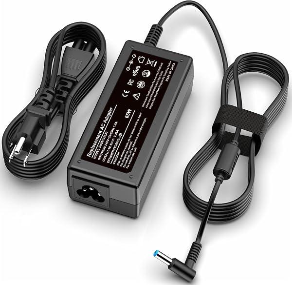 Replacement for HP Laptop Charger 65W 45W Computer Charger Smart Blue Tip…