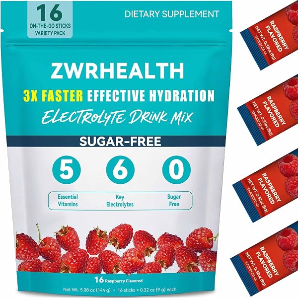 Electrolytes Powder Packets, Sugar Free Hydration Packets, Liquid Daily IV…