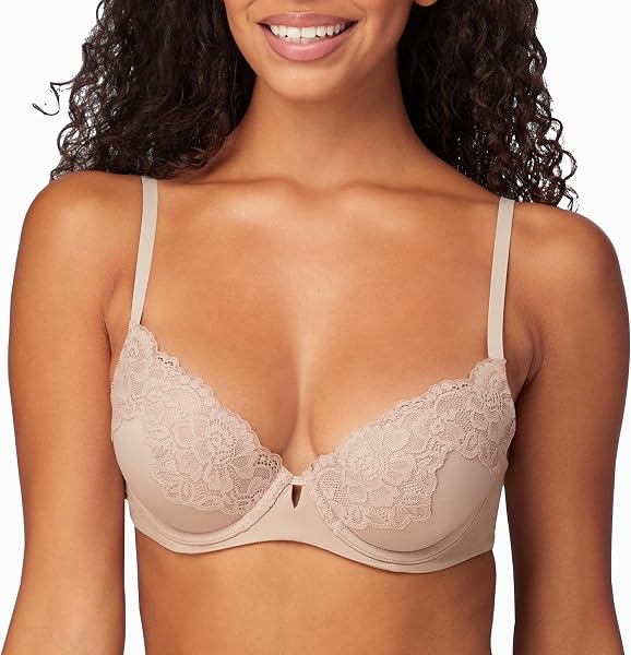 Maidenform Women's Push-Up Bra with Microfiber, Comfort Devotion your Lift…