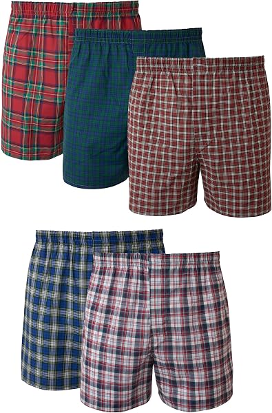 Hanes Men's Underwear Boxers Pack, Cool & Breathable Cotton Underwear…
