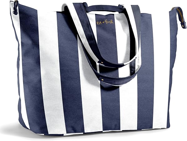 Fit & Fresh All the Things XL Beach Bag for Women, Oversized Travel Tote